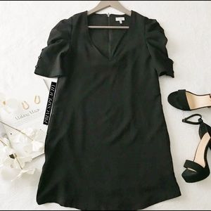 Tobi Puffed Ruched Sleeve LBD